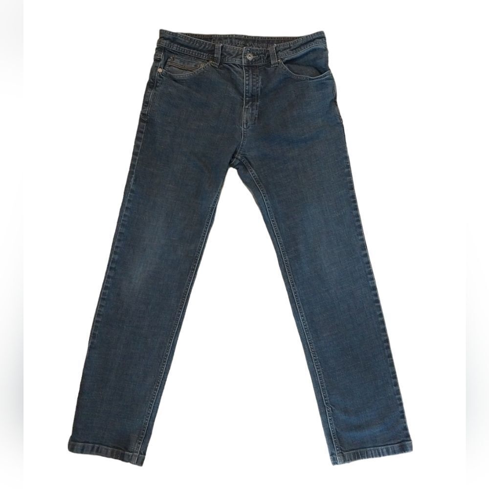 PrAna women's jeans size 32 straight slim fit pants born from the experience